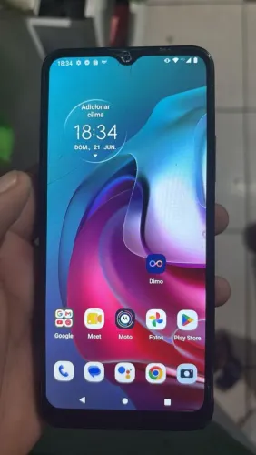 Moto G30 128gb somente trincado na tela