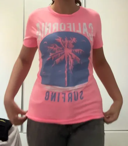 Blusa Califórnia rosa y2k