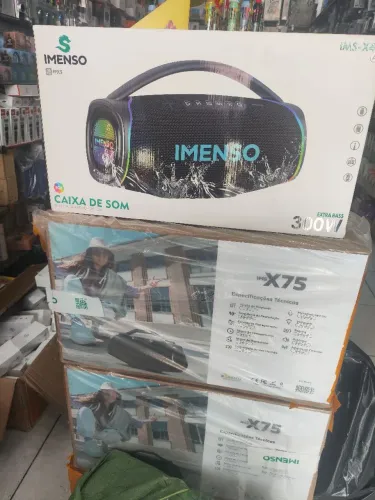 Caixa De Som Imenso X41a 300w Bluetooth Mesma Kd-889 Preto 127/220v