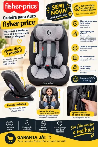 Cadeira fisher price