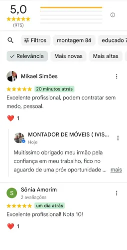 Montador? De móveis? Em natal?