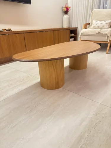 Mesa de centro orgânica