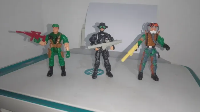 Lote Action figures 1/18 (Soldados). Compatíveis com escala Gijoe!
