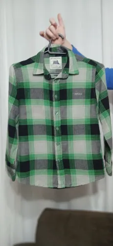 Camisa xadrez menino n.08