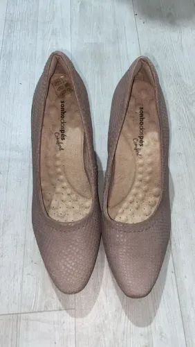 Scarpin confort sonho dos pés