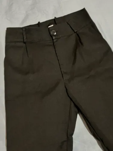 Calça preta de alfaiataria