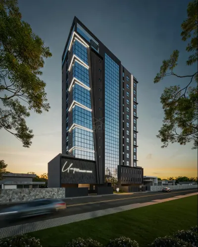 STUDIO NA PLANTA À VENDA, 400 METROS DO MAR, 01 DORMITÓRIO, BAIRRO GRAVATÁ EM NAVEGANTES, 