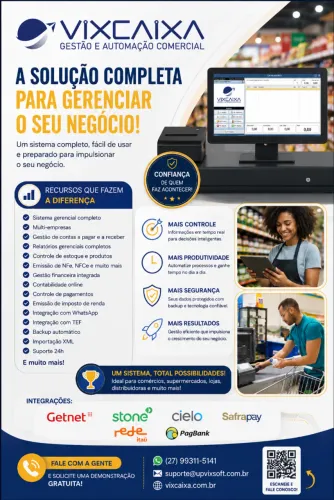 Sistema para comercio em Geral (Padaria, Mercadinhos, Distribuidora, e etc...)
