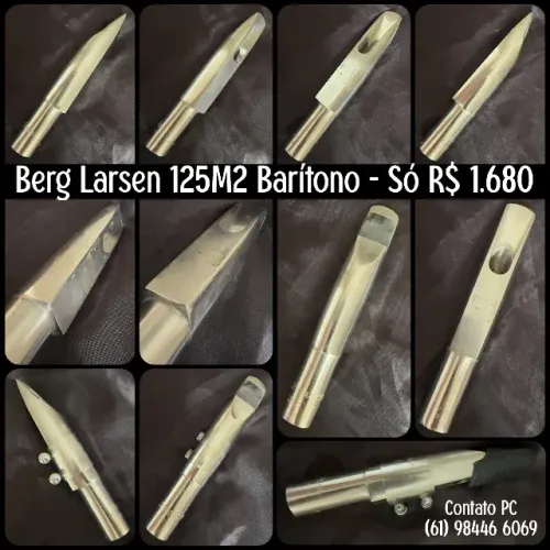 Boquilha Berg Larsen para Sax Barítono - Potência, Projeção e Personalidade Sonora! 