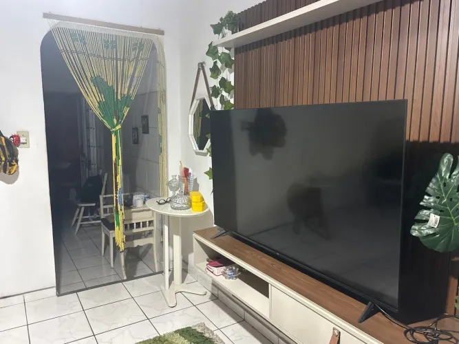 Televisão tcl 55 polegadas com barras de led queimadas