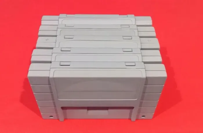 Carcaças de Cartucho Super Nintendo Paralelo | Lote com 5