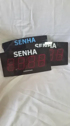 3 PAINEIS LED SENHA MULTELETRONIC