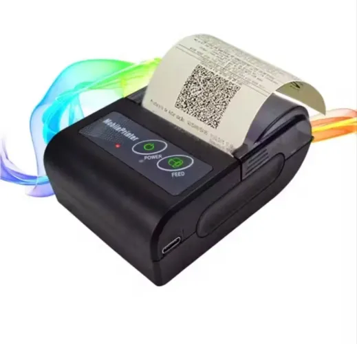 Mini maquininha impressão bluetooth 