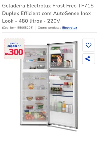 Geladeira Electrolux TF71S