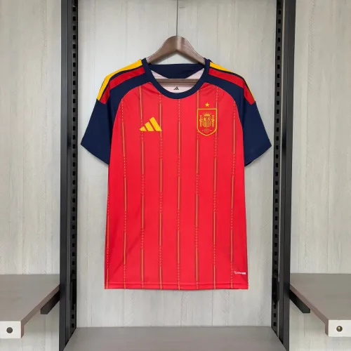 Camisa Espanha I 2026/27 Masculina Vermelha