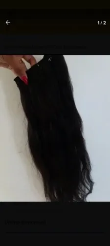 2 tela de cabelo humano 60cm