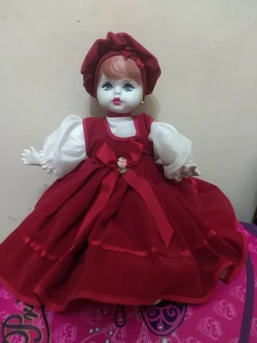 Boneca artesanato porcelana