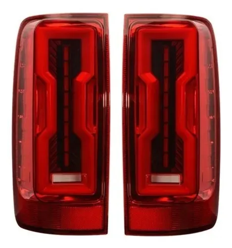 Lanterna Full Led Chevrolet S10 Lente Vermelha 2017 a 2023