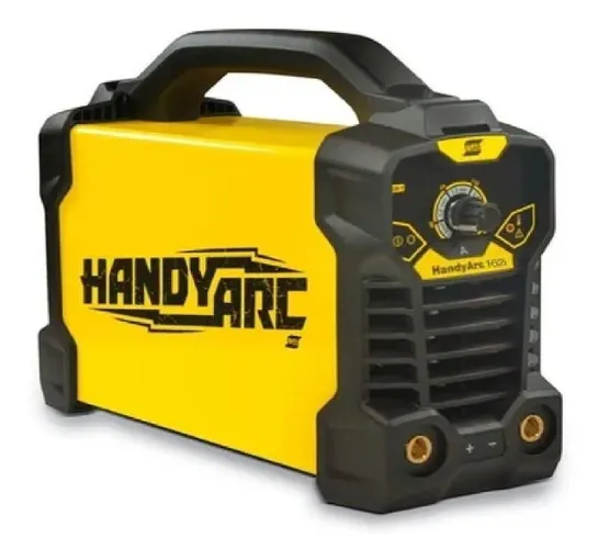 Maquina de solda inverter Esab HandyArc 162i amarela 50Hz/60Hz 220V