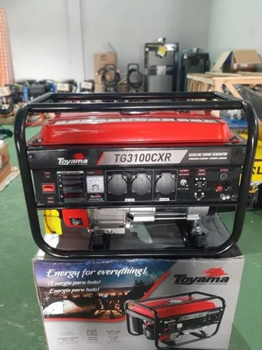 Gerador à Gasolina Tg3100Cxr 4t 196cc 3,1kVA com Partida Manual e Avr - Toyama (Loja)