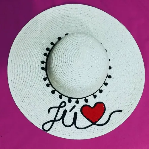 Chapéu de praia personalizado