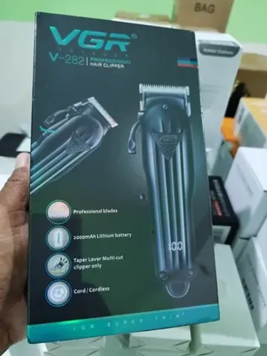 Máquina de cortar cabelo profissional recarregável Vgr v282