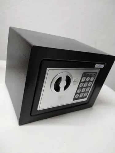 Cofre eletrônico Preto, prático e fácil de manusear