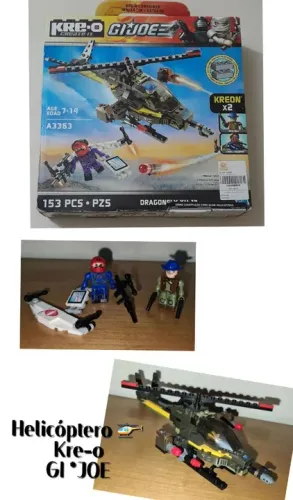 Helicóptero Kre-O GI Joe - Novo