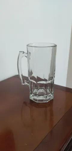 Caneca chopp cerveja de vidro 1 litro