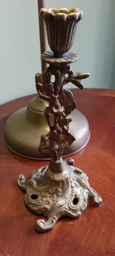 Castiçal em bronze