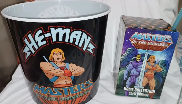 Balde de Pipoca + Copo He-Man
