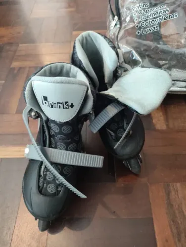 Patins roller in line 4 rodas ajustável infantil 