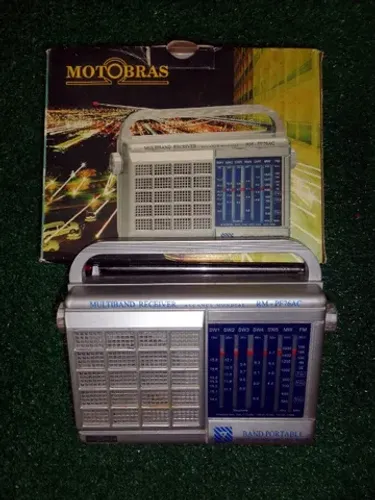 Radio Motobras- RM-PF 76 AC-Multiband Receiver - 7 Band Portable ( Item para Colecionador)