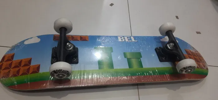 Skate Completo Infantil - Mario Bros