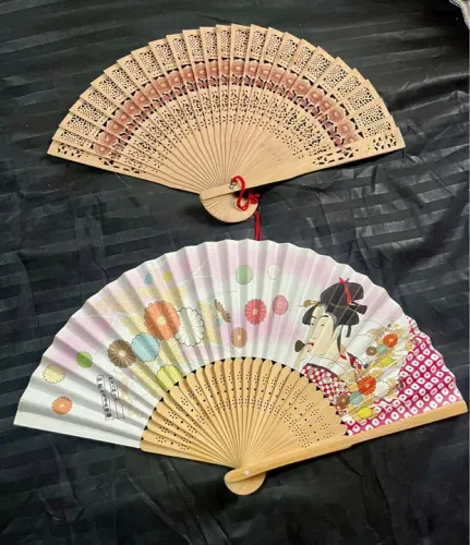 2 Leques Japoneses Decorativos (NOVOS)