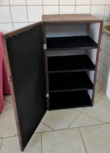 Sapateira grande com fecho de metal - COM GARANTIA DE FABRICA