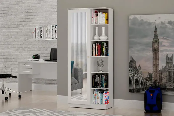 Sapateira Multiuso Espelhado Nicho Lateral t433