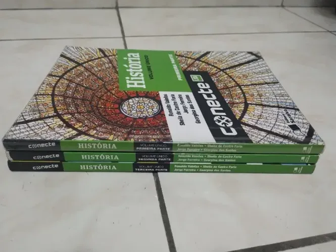 Livros Conecte História partes 1, 2 e 3 usados