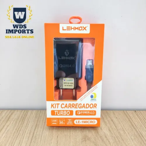 Carregador Celular com cabo Micro Usb 30W 