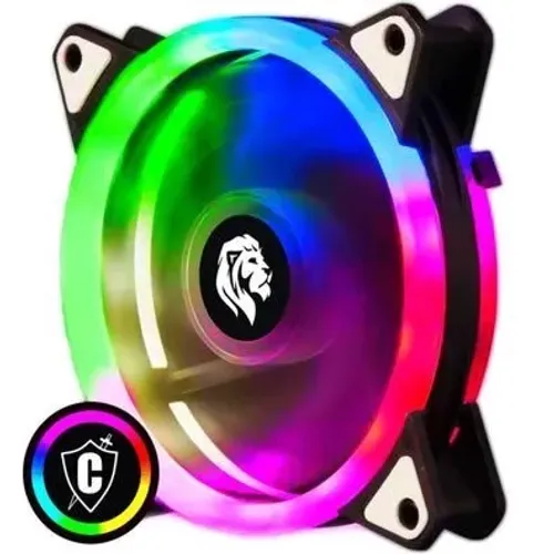 Cooler Fan Game Led RGB 120mm 12cm Gabinete Ventoinha Cpu