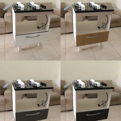 Balcão para Cooktop 4 bocas. Em MDF