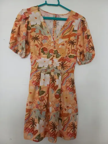 Vestido Floral Tropical