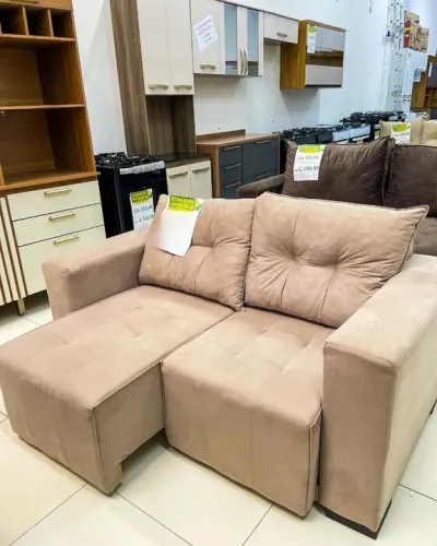 Sofá de retrátil 3 Lugares - qualquer cor - até dia 30/05