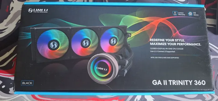 Water Cooler Lian Li Galahad II Trinity SL-INF 360mm RGB Preto