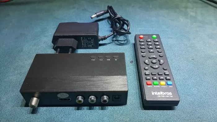 Conversor Digita Cd730 Intelbras De Tv Com Gravador Cor Preto Bivolt Pouco usado