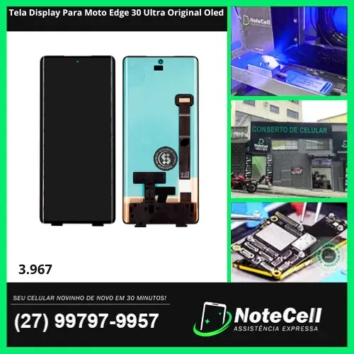 Tela Display Para Moto Edge 30 Ultra Original Oled- Instalação Expressa Em 30 Minutos!