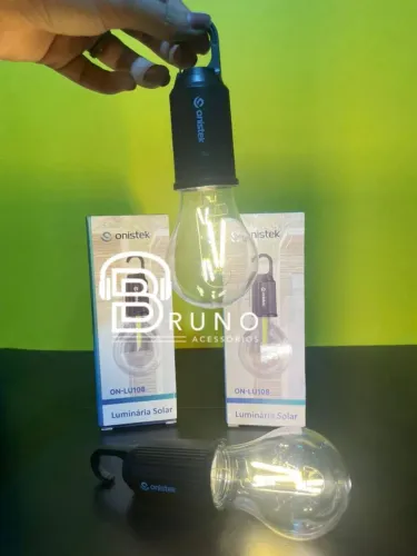 Luminária Recarregável ONISTEK - Iluminação Perfeita e Sustentável!