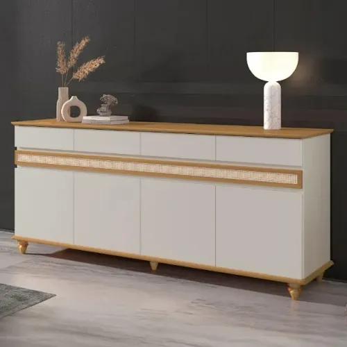Buffet Balcão 4 Portas Modelo Retrô ! Frete + Montagem Grátis.