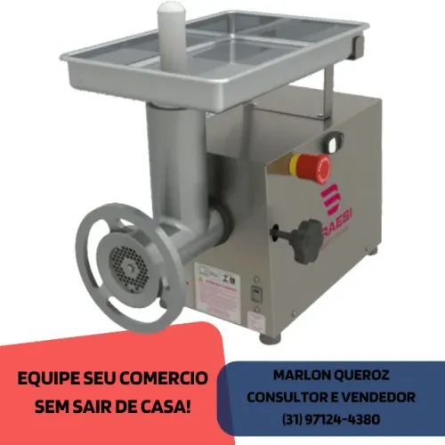 Moedor de Carne Boca 10 Braesi Bivolt Novo