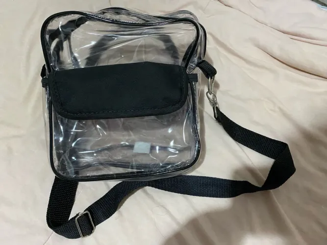 Bolsa Transparente com Alça Ajustável